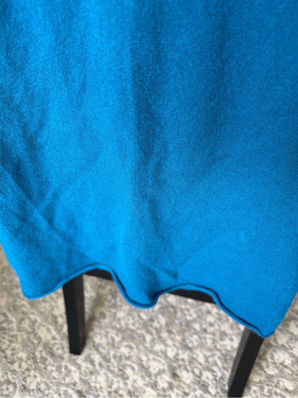 J.Crew 100% Cashmere Crewneck Sweater Blue Teal for Spring, S - Picture 4 of 6